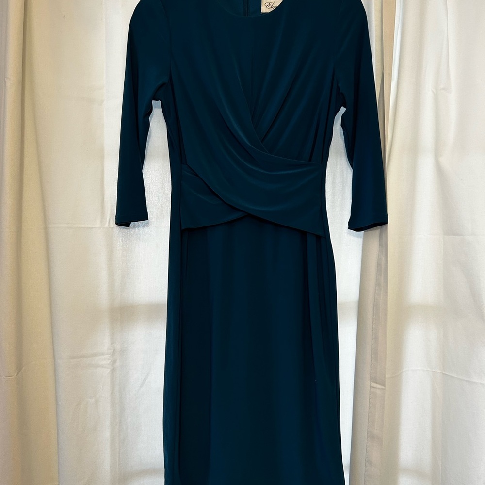 Eliza J Elegant Teal Dress
